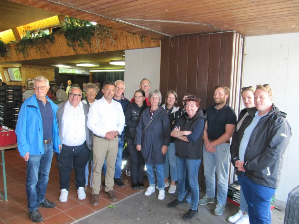 Harder Bürgermeister besucht Team TDD Ausgabesellte Hard_5Sept25