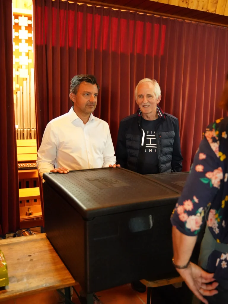 Dr. Staudinger und Elmar Stüttler