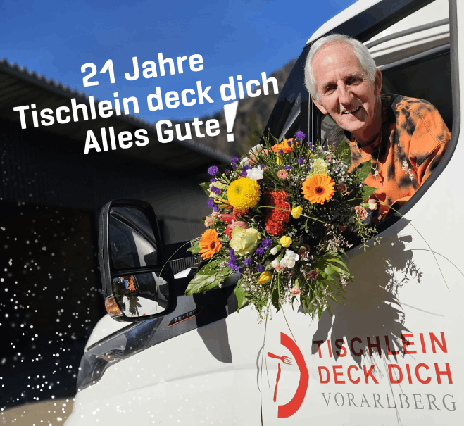 21 Jahre - Happy Birthday Tischlein Deck Dich!