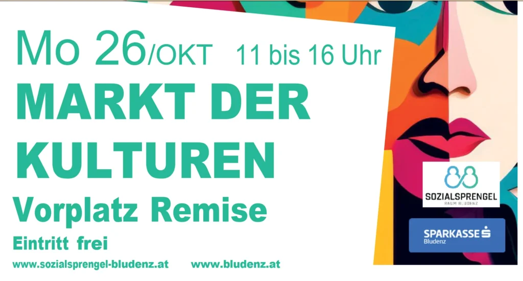 Sozialsprengel Bludenz - Markt der Kulturen 1 Bludenz Kennenlern Event Nationalfeiertag