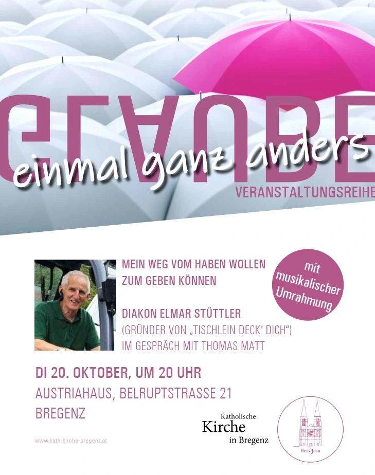 Vortrag mit Elmar Stüttler, Austriahaus Bregenz, Kirche und Glaube anders ... 2 Screenshot 2026 09 29 183650